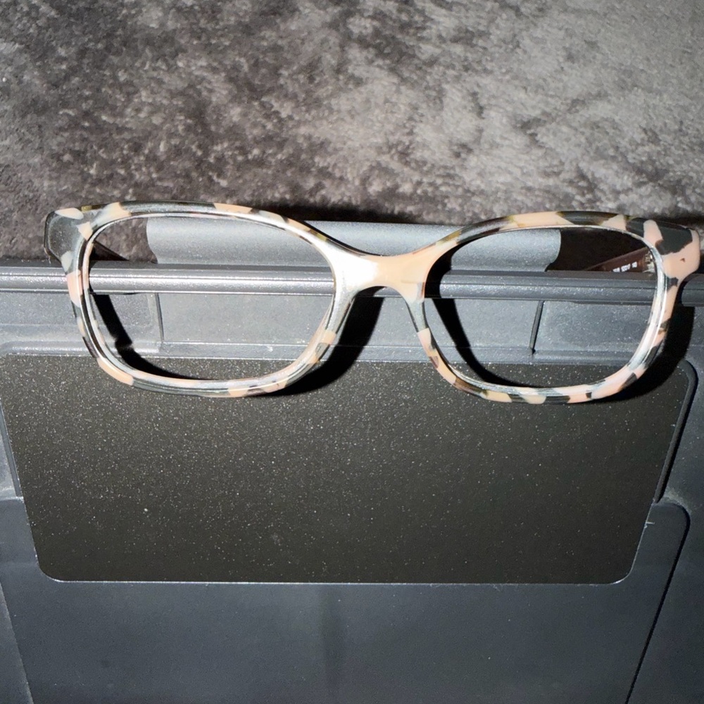 Burberry Tortoiseshell Rectangular Eyeglass Frame… - image 1